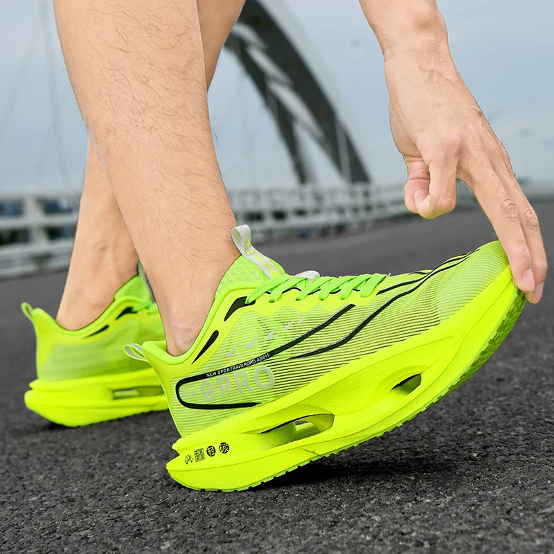 Scarpe Da Corsa Con Piastra In Carbonio Per Maratona Antiscivolo Ammortizzanti Uomo E Donna