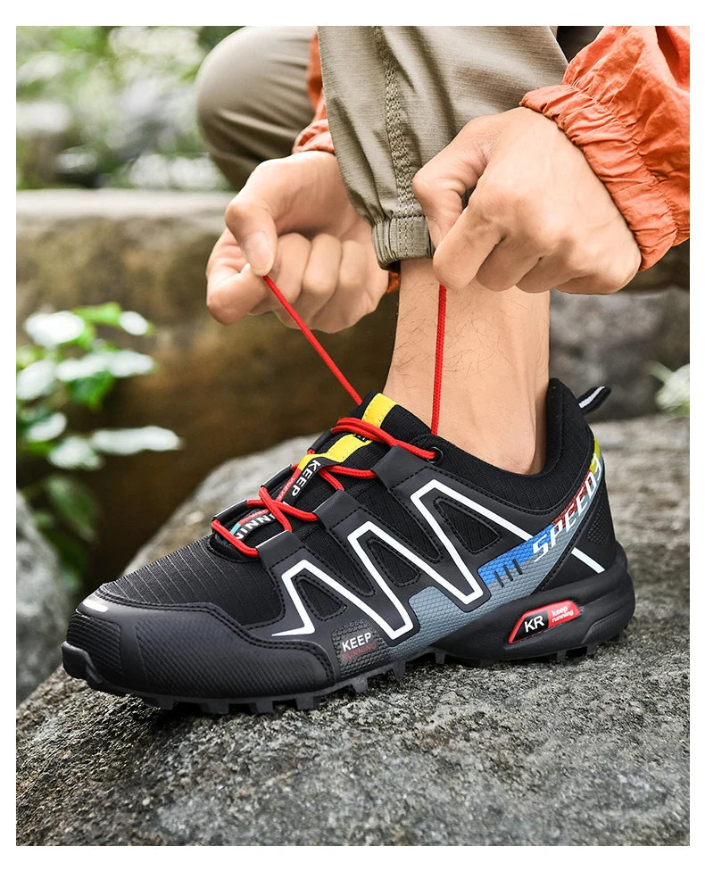 Scarpe Da Trekking Da Uomo Impermeabili E Traspiranti Per Esterni Con Lacci Per Arrampicata E Escursionismo Taglia 47