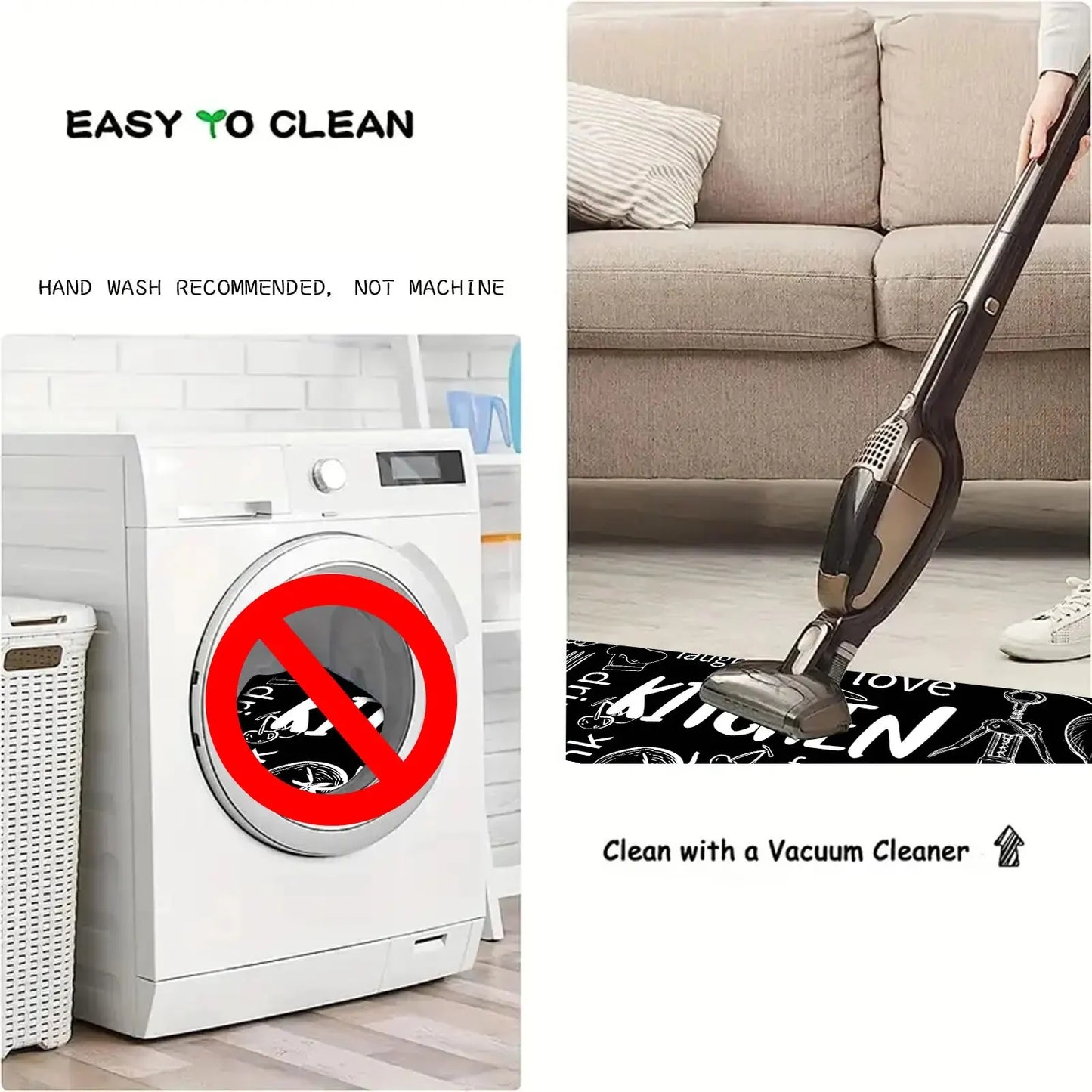 Tappetino Da Bagno Assorbente Antiscivolo In Poliestere Morbido E Drenante Per Casa E Porta Decorativa