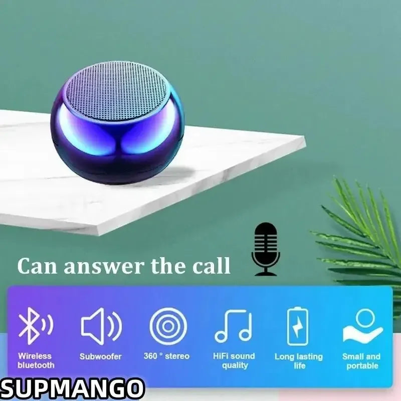 M3 Flash Altoparlante Bluetooth Senza Fili Portatile Esterno Mini Subwoofer Pesante in Metallo