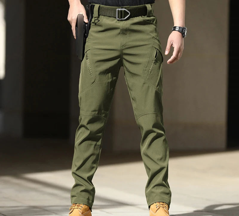 Pantaloni Tattici da Uomo Mazerout per Campeggio Escursionismo Trekking Arrampicata Tessuto con Asciugatura Rapida