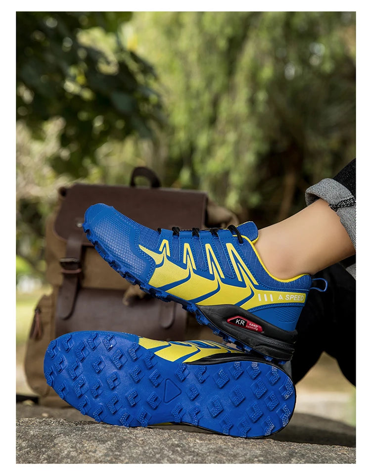 Scarpe Sportive Da Ciclismo All'aperto Da Uomo Impermeabili Antiscivolo Per Escursioni E Campeggio