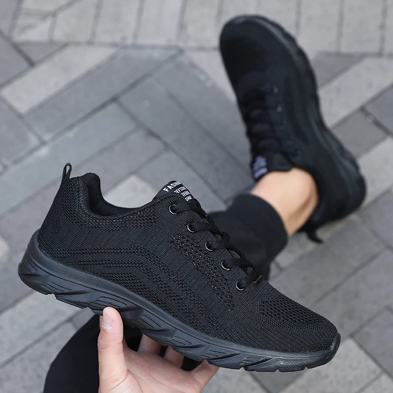 Scarpe Da Ginnastica Uomo Traspiranti Esterno 2025 Scarpe Sportive Casual Da Corsa Con Suola Morbida Antiscivolo Mesh