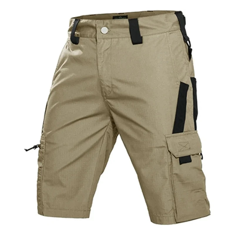 Pantaloncini Mimetici Da Uomo Estate Asciugatura Rapida Tasche Multiple Militari Escursionismo All Aperto Jogger
