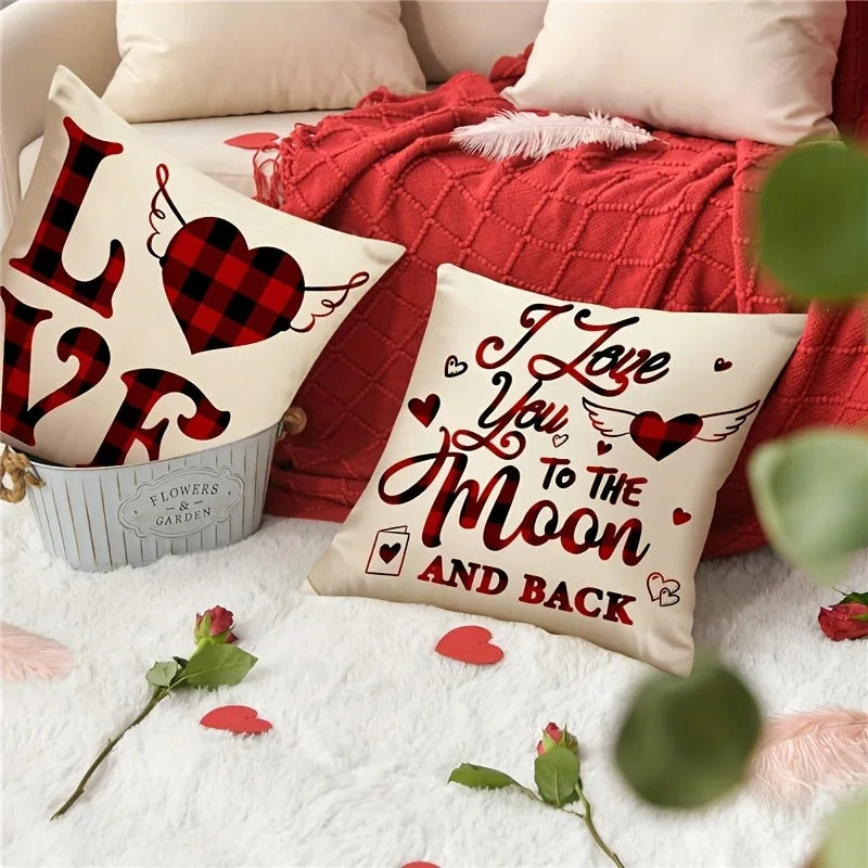 Fodere Per Cuscini Con Stampa Digitale Tema Amore Adatte Per Divano Camera Da Letto Auto Decorazioni Per La Casa