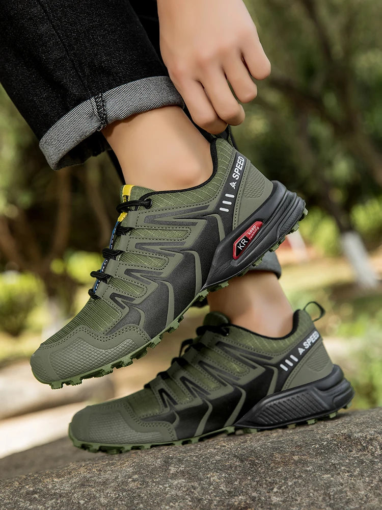 Scarpe Da Trekking Uomo Traspiranti In Rete Antiscivolo Per Terreni Misti All Aperto Resistente All Usura Esterni