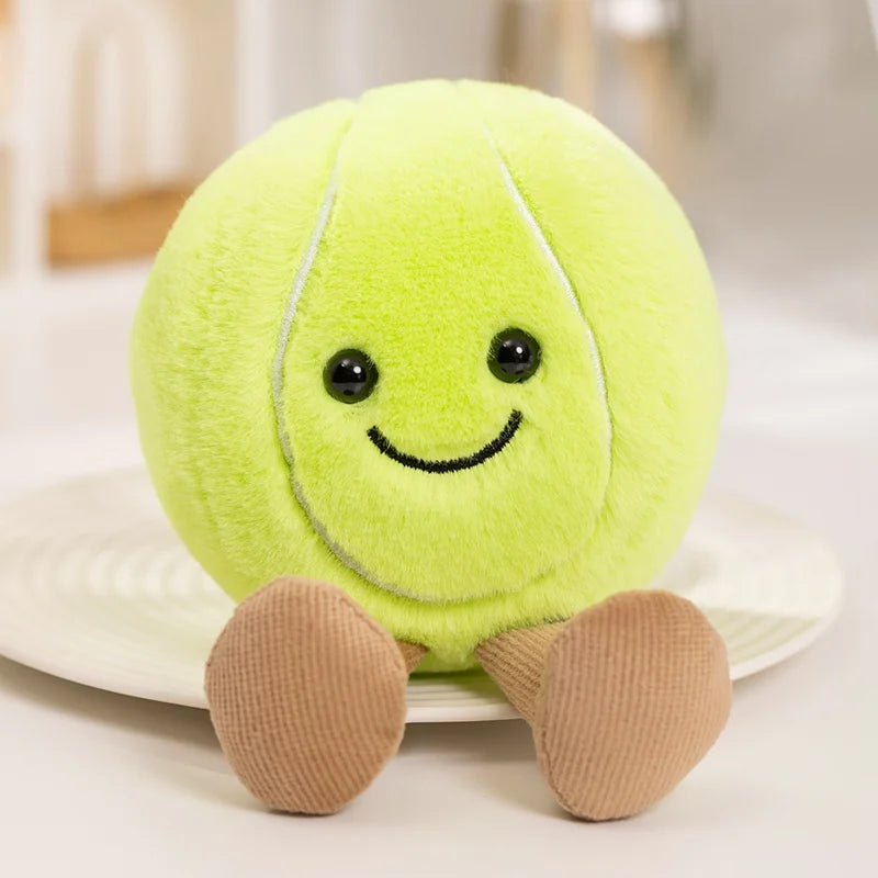 Peluche GDzaccly Sportivi Adorabili Palline Morbide Cuscino Regalo Di Natale Per Ragazzi Basket Calcio Tennis Biliardo