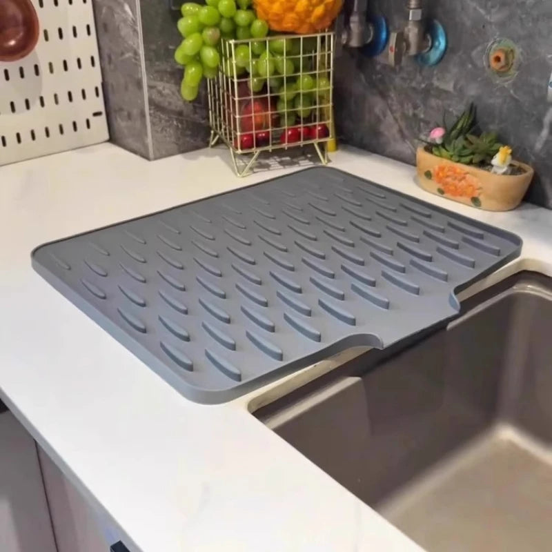 Tappetino Di Scarico In Silicone Per Lavello Della Cucina Multifunzione Riutilizzabile Dawndesslo