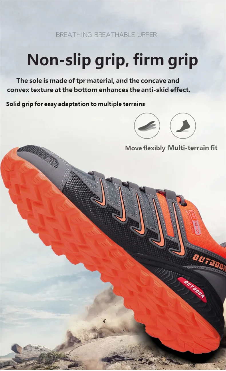 Scarpe Da Trekking Impermeabili Da Uomo Traspiranti In Rete Reticolare Per Campeggio All Aperto