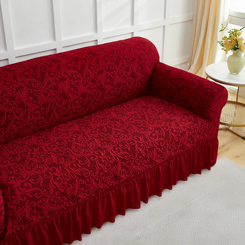 Fodera Divano A Fiori Stile Europeo Jacquard Copridivano Antiscivolo Protezione Per Mobili Soggiorno Decorazioni Casa