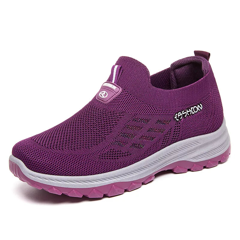 TaoBo scarpe da passeggio 2023 estate nuove scarpe da donna traspiranti senza pizzo suola morbida calzini Sneakers Comfort scarpe sportive da donna Tennis