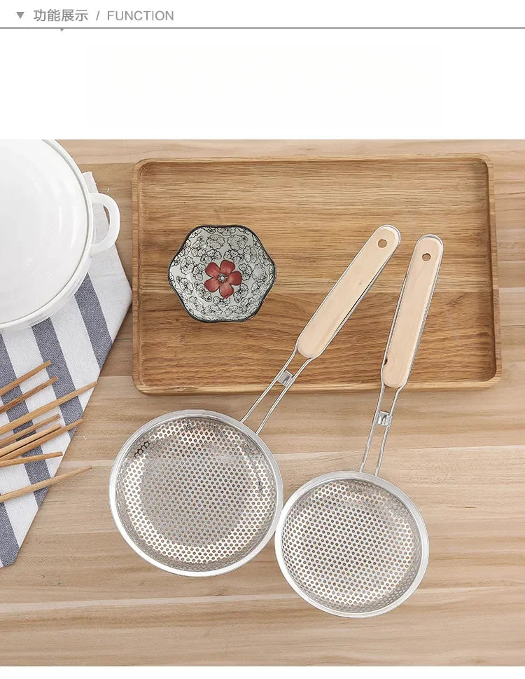 Cucchiaio Per Schiumarola A Maglia Fine In Acciaio Inox Per Colino Spaghetti E Tagliatelle