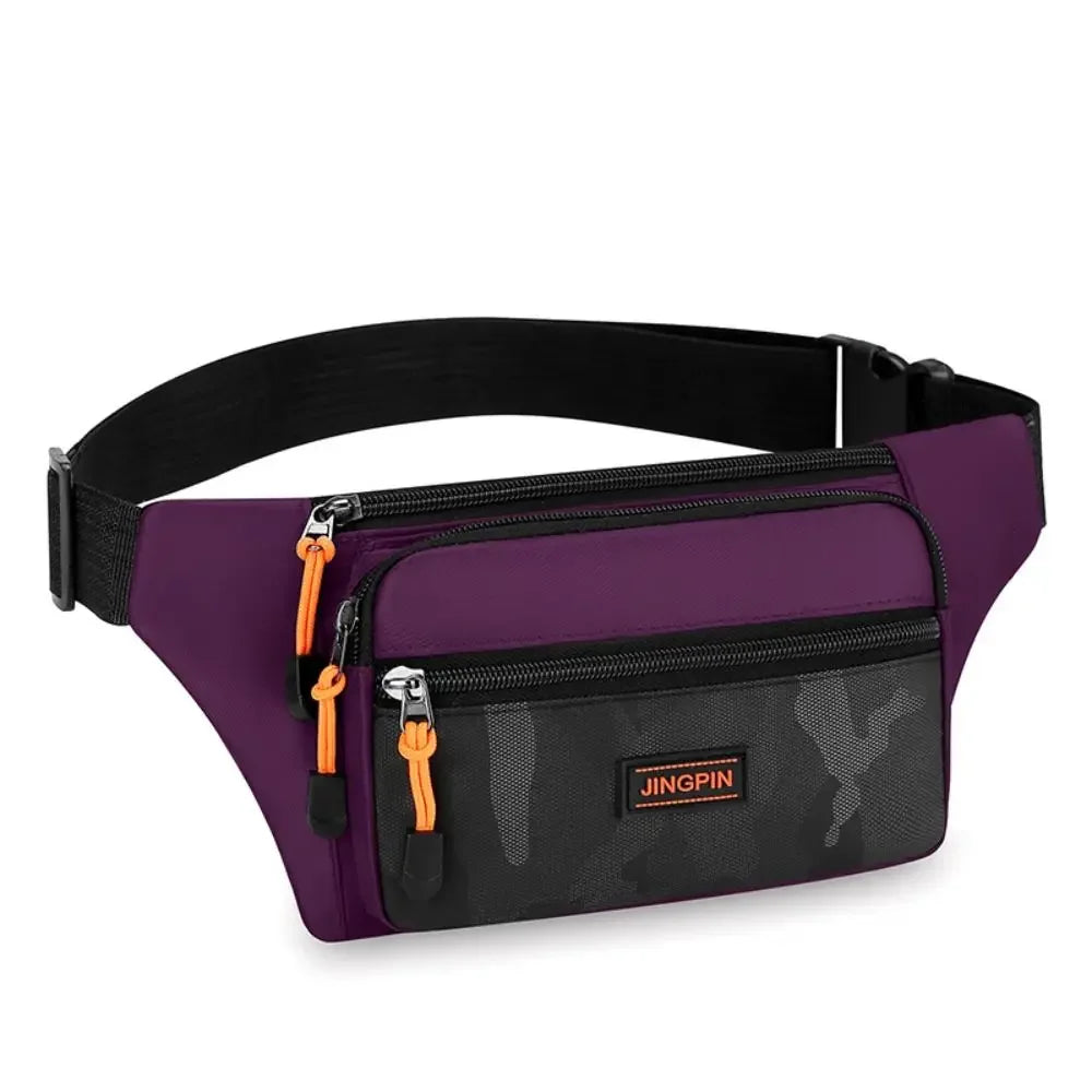 Marsupio Impermeabile Da Esterno In Tela Alta Capacità Stile Coreano Per Sport All Aperto Banana Bag Uomo Donna