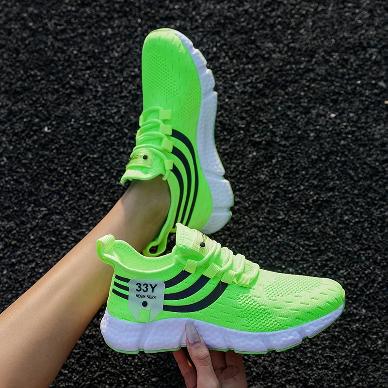 Scarpe Sportive Da Uomo Leggere E Traspiranti Sneakers Da Corsa Nere In Mesh Esterni Scarpe Da Passeggio Atletiche