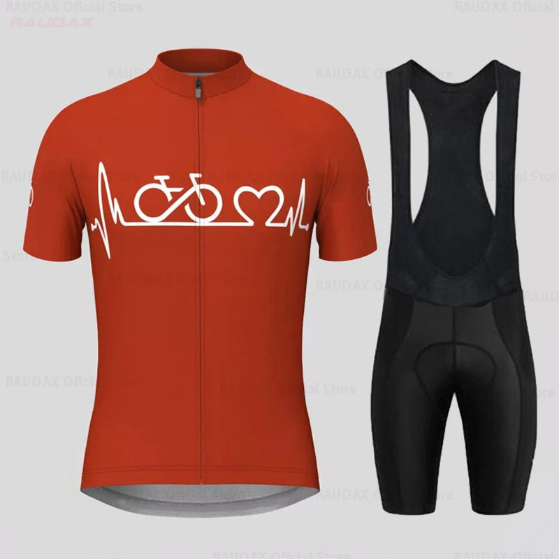 Abbigliamento Da Ciclismo Estivo Per Uomo Kit MTB Maglia Da Ciclismo A Maniche Corte Traspirante Per Bici Da Strada