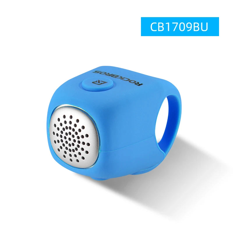 RockBros Campanello Per Ciclismo Elettrico 90 dB Campana MTB Manubrio Gel Di Silice Anello A Conchiglia Bicicletta
