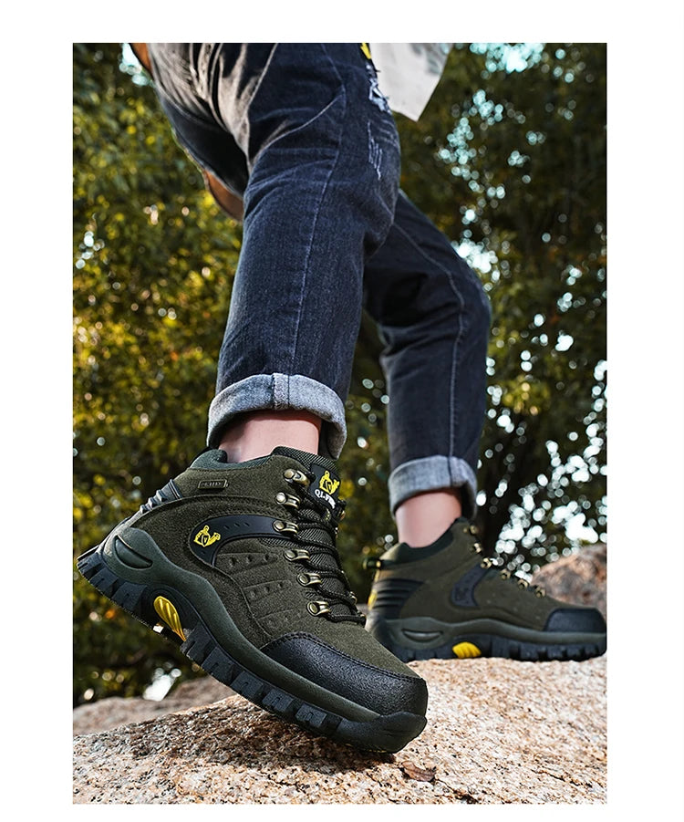 Scarponi Da Trekking Unisex Alla Caviglia Plus Size Outdoor 2025 Montagna Deserto Impermeabili Traspiranti