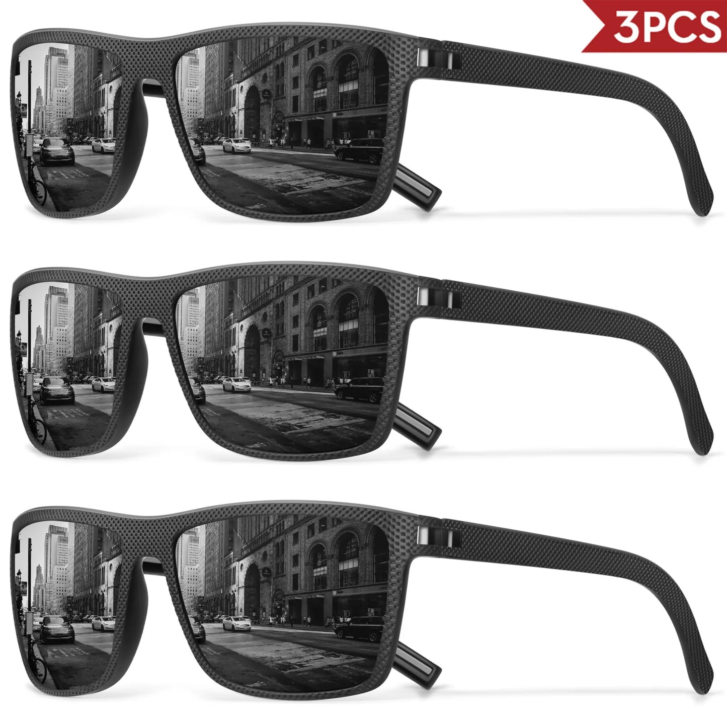 Confezione Occhiali Da Sole Polarizzati Colorati Unisex Con Scatola Di Design UV400 Per Guida Pesca E Sport All Aperto