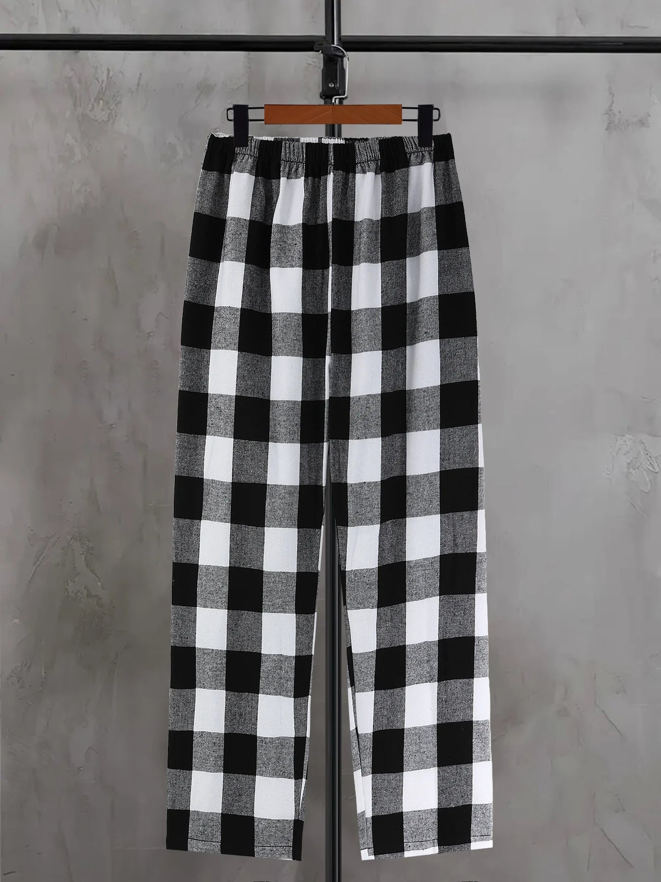 Pantaloni A Quadri Con Coulisse Unisex Primavera Estate Larghi E Casual A Gamba Larga