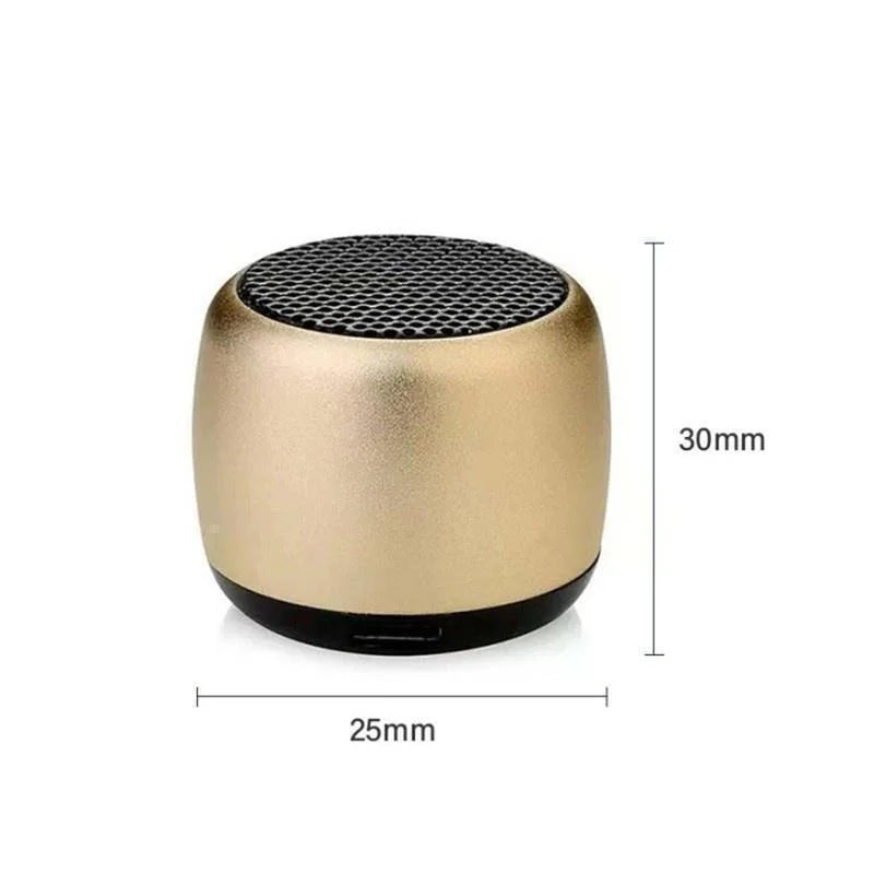 Mini Altoparlante Bluetooth Senza Fili Portatile In Metallo Lettore Musicale Per PC E Smartphone