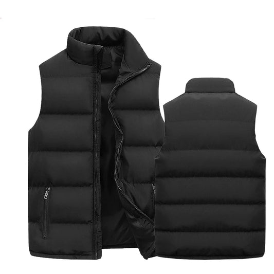 Gilet Da Uomo Impermeabile Senza Maniche Con Cerniera Colletto Alla Coreana Autunnale Abbigliamento Di Marca