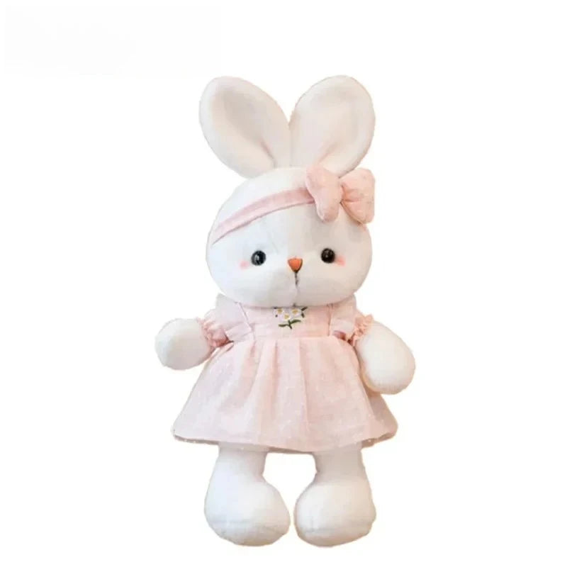 Peluche Coniglio Carino 30 Cm Morbido Cuscino Bambola Neonati Regalo Compleanno Per Bambini Giocattolo Per Sonno