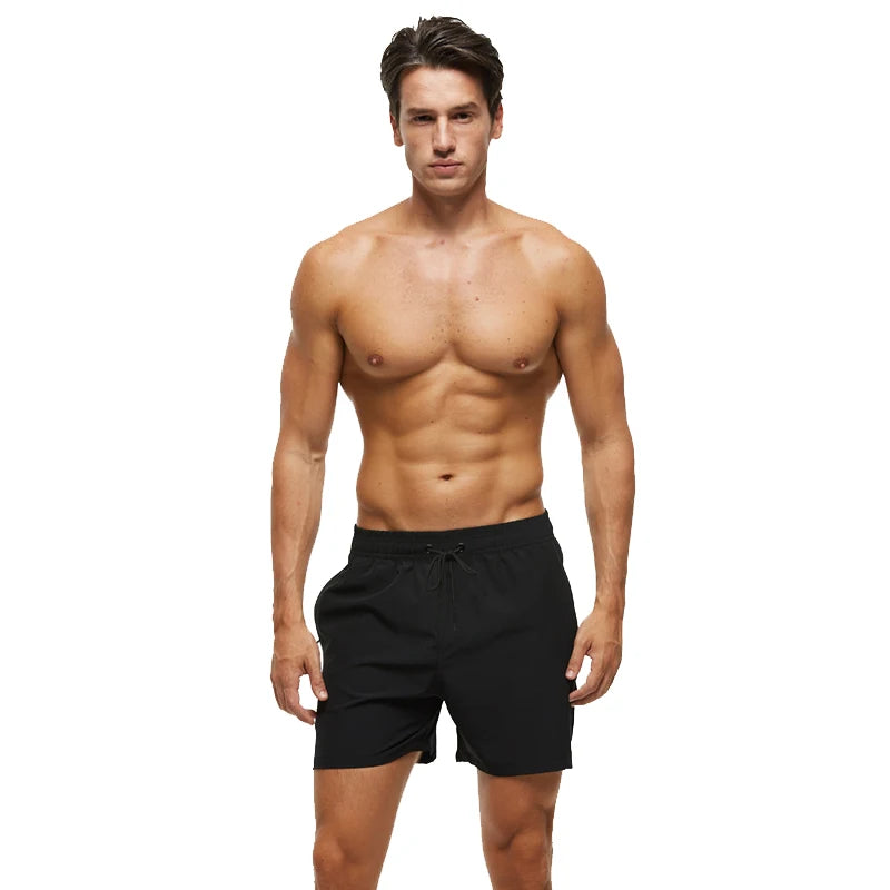 Costume Elasticizzato Uomo Escatch 2025 Pantaloncini Da Spiaggia Ad Asciugatura Rapida Tasche Cerniera Fodera Rete