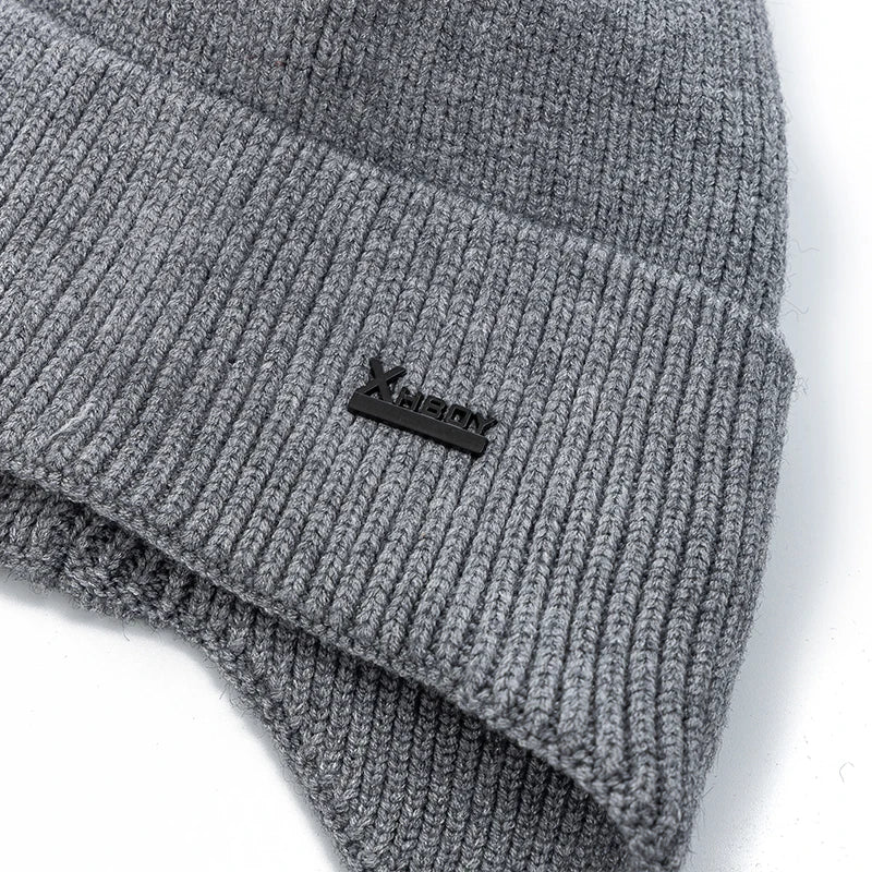 Cappello Invernale Da Uomo Con Paraorecchie Caldo In Pile Berretto Morbido Lavorato A Maglia Sportivo Da Sci All Aperto