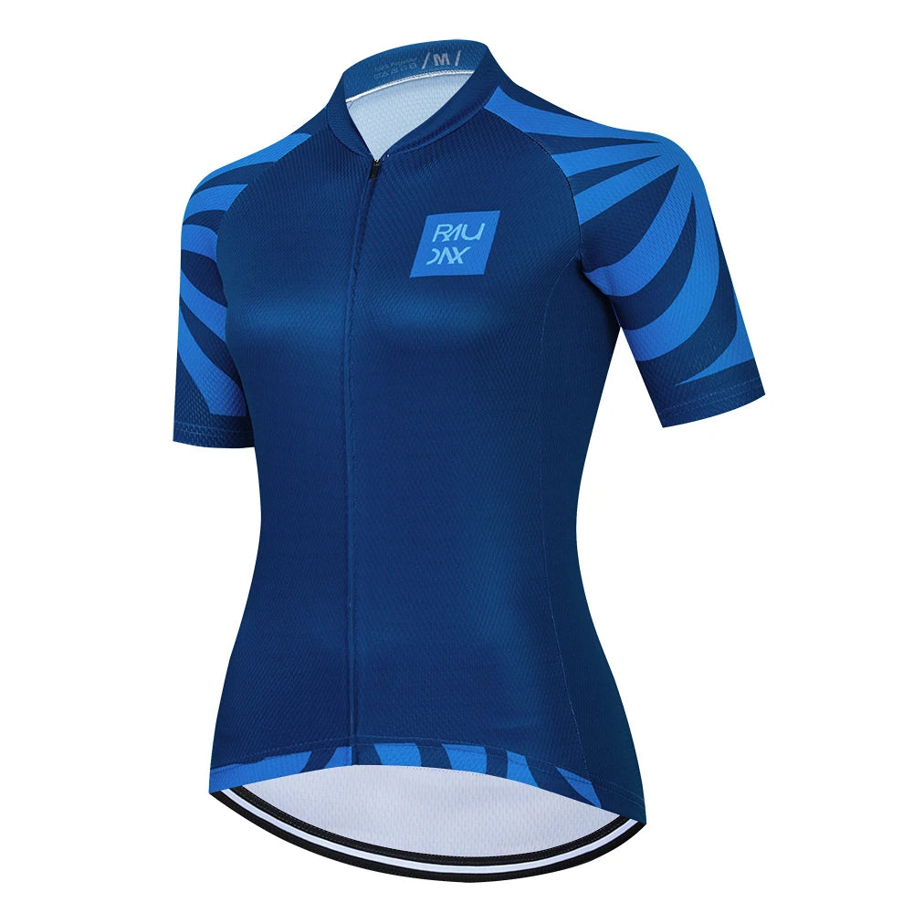 Maglie Ciclismo Donna Raudax 2026 Estive Traspiranti Abbigliamento MTB Maniche Corte Con Tasche