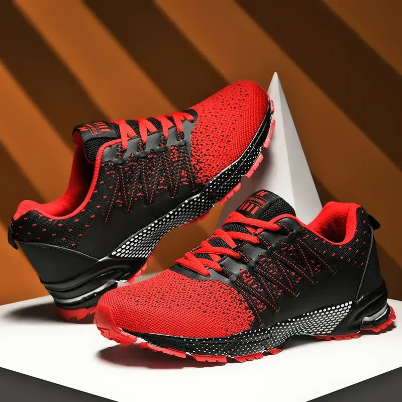 Scarpe Sportive Da Corsa Traspiranti In Mesh Con Suola Spessa Bianco Nero Coreane Per Giovani Passeggio Primavera Estate