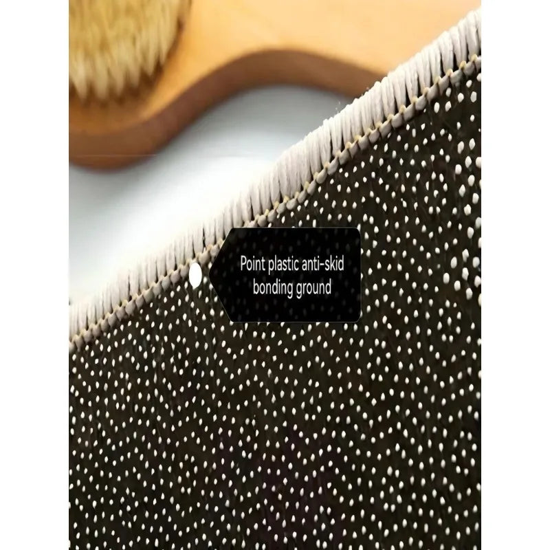 Tappetino Da Bagno In Finto Cashmere Assorbente Per WC E Porta Del Bagno Ad Asciugatura Rapida
