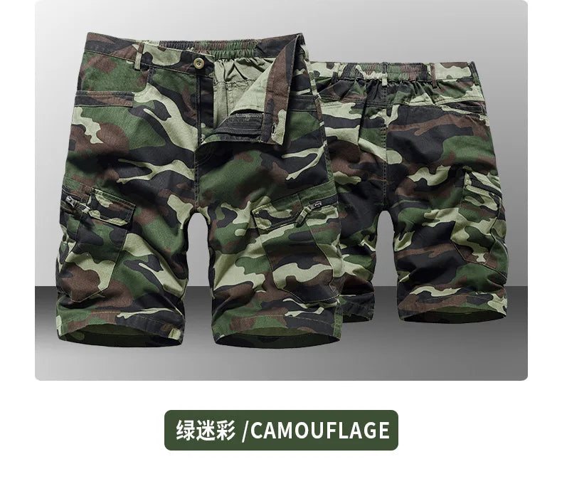 Pantaloncini Cargo Mimetici Da Uomo Con Tasche Estivi 2025 Pantaloni Corti Da Uomo Abbigliamento Maschile