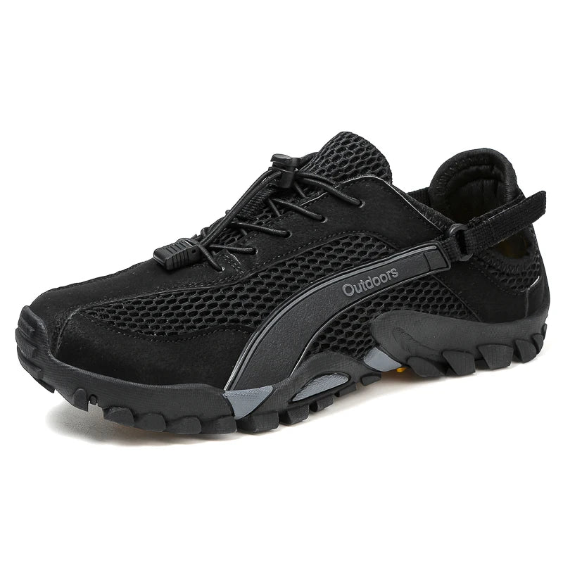 Scarpe Da Acqua Alte Uomo Ad Asciugatura Rapida Traspiranti In Mesh Antiscivolo Per Trekking E Arrampicata Slip On