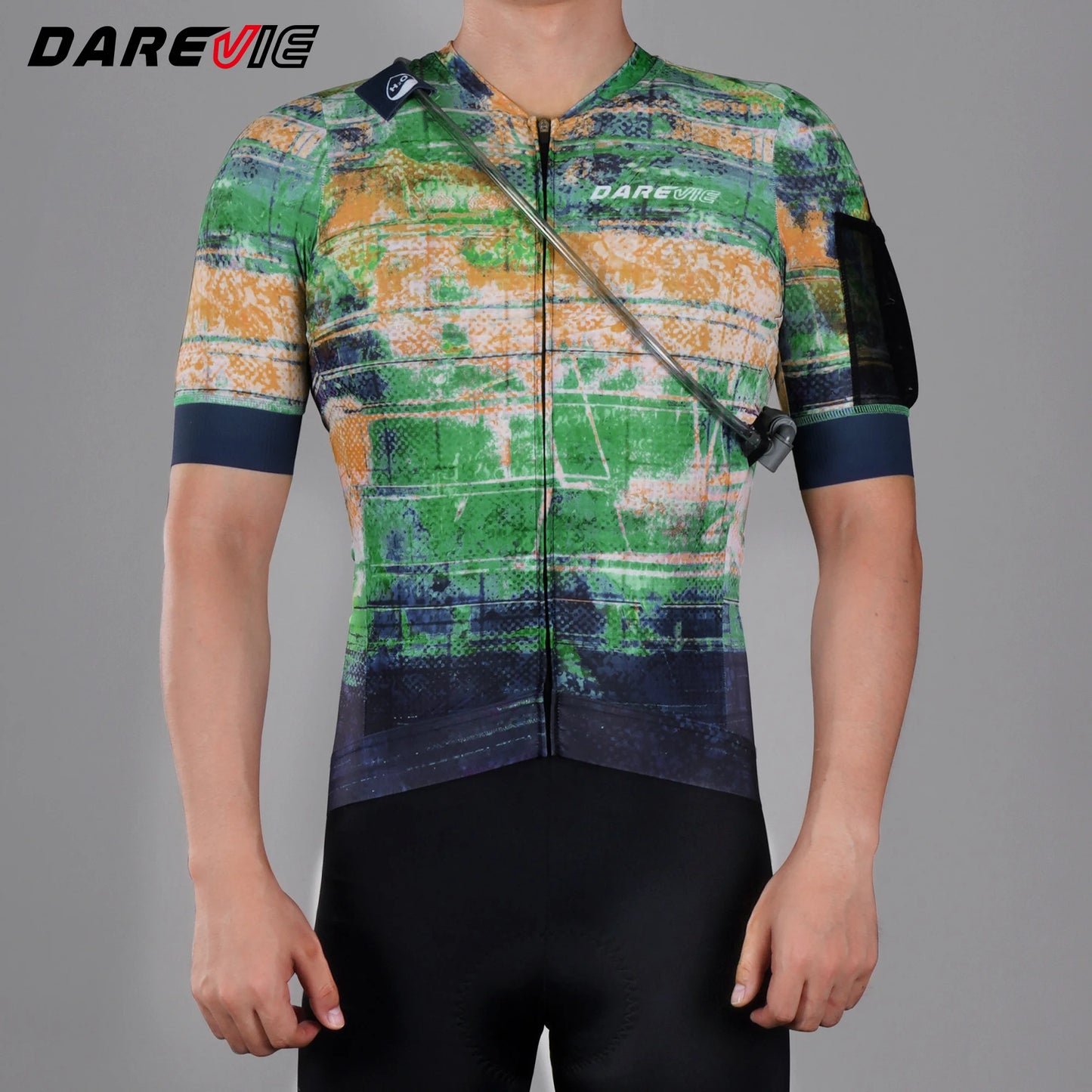 Maglia Ciclismo Uomo Quick Dry Antiscivolo Professionale Traspirante Con Tasche Idratazione