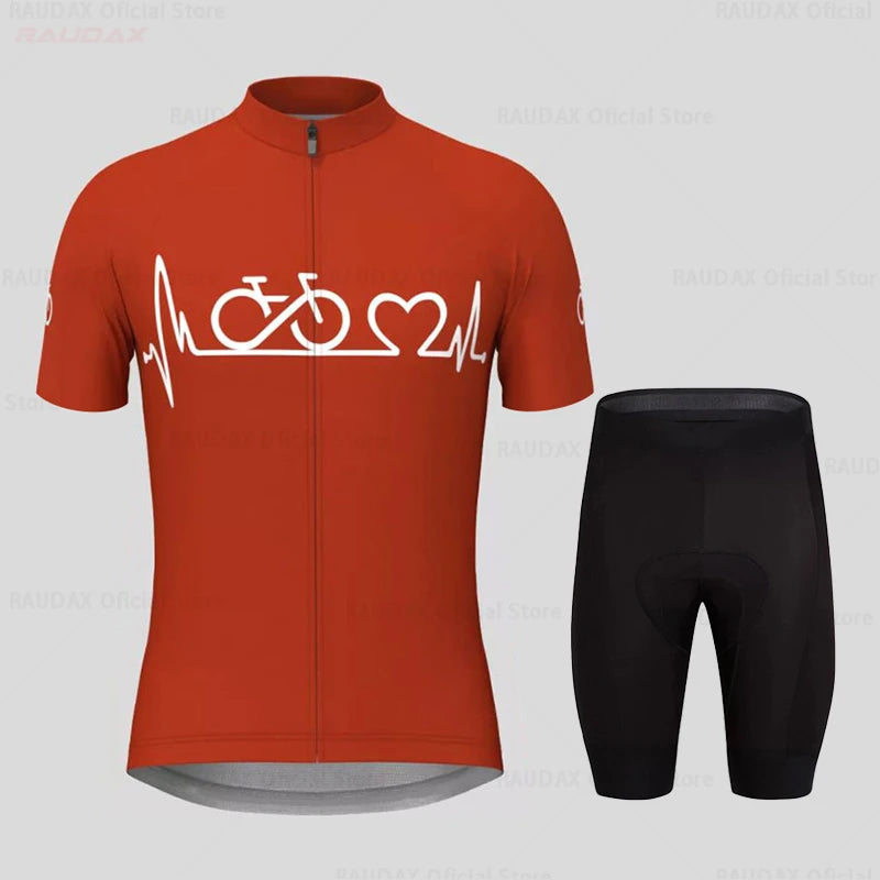 Abbigliamento Da Ciclismo Estivo Per Uomo Kit MTB Maglia Da Ciclismo A Maniche Corte Traspirante Per Bici Da Strada
