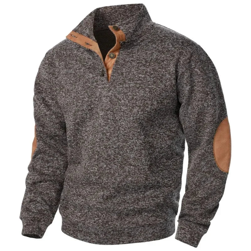 Felpa Da Uomo A Maniche Longe Per Giochi Di Animali All Aperto Caldo Maglione Giacca Casual Con Bottoni Streetwear