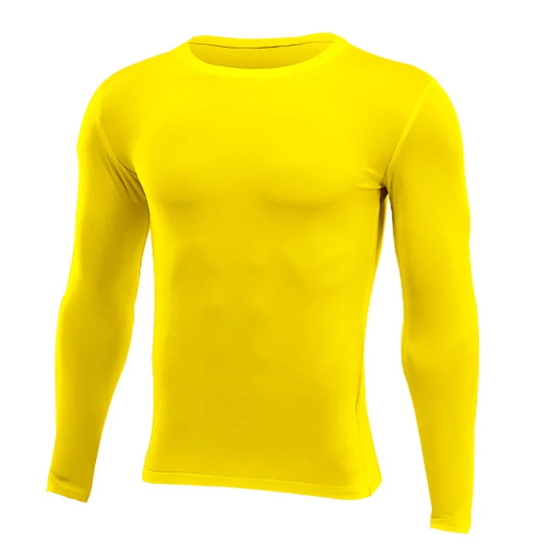 Maglia Termica Compressione Unisex Per Corsa Fitness Sportiva Maniche Lunghe Da Allenamento T Shirt Per Basket Calcio