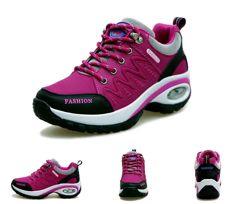Scarpe Sportive Da Donna Con Plateau All'Aperto Escursionismo Moda Scarpe Casual Antiscivolo Da Corsa Basse Calzature