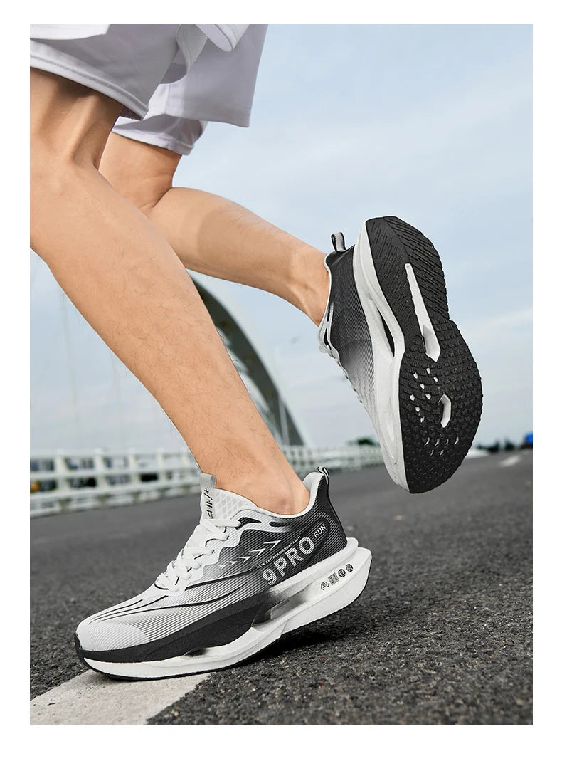 Scarpe Da Corsa Con Piastra In Carbonio Per Maratona Antiscivolo Ammortizzanti Uomo E Donna