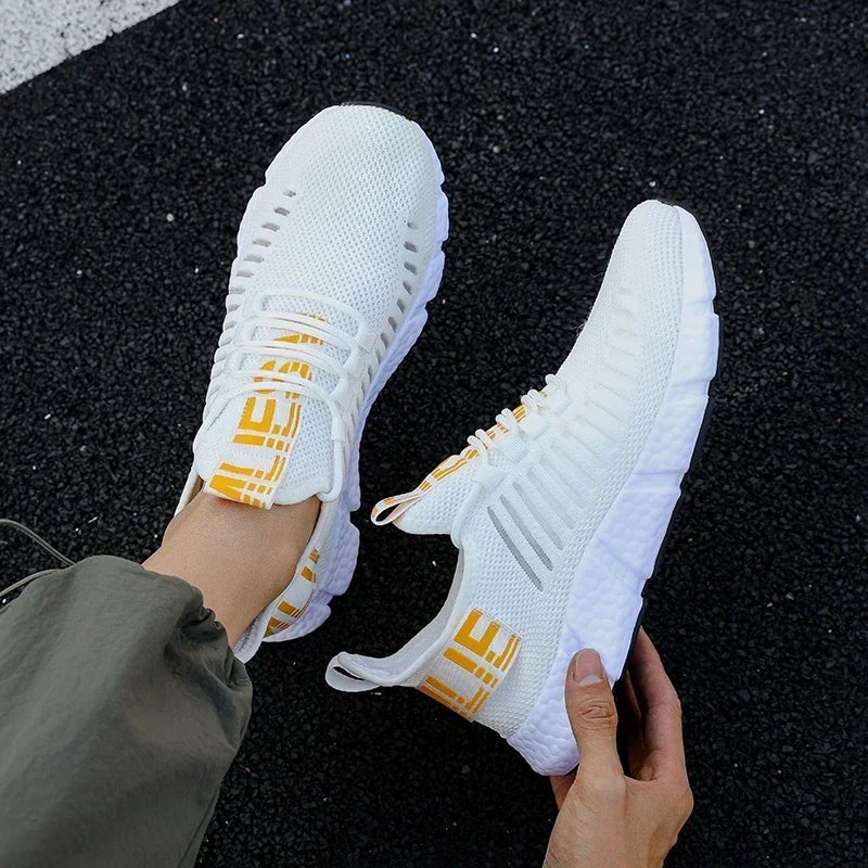 Scarpe Da Ginnastica Estive Da Uomo Traspiranti In Mesh Leggero Per Allenamento E Tennis Eleganti Spedizione Gratuita