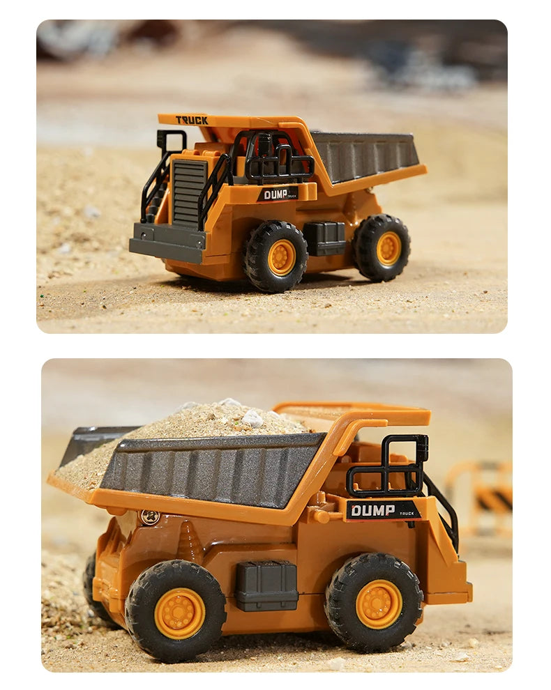 Modellino RC 1 64 ZWN Escavatore Telecomandato Camion Ribaltabile Carrello Elevatore In Lega E Plastica Per Bambini
