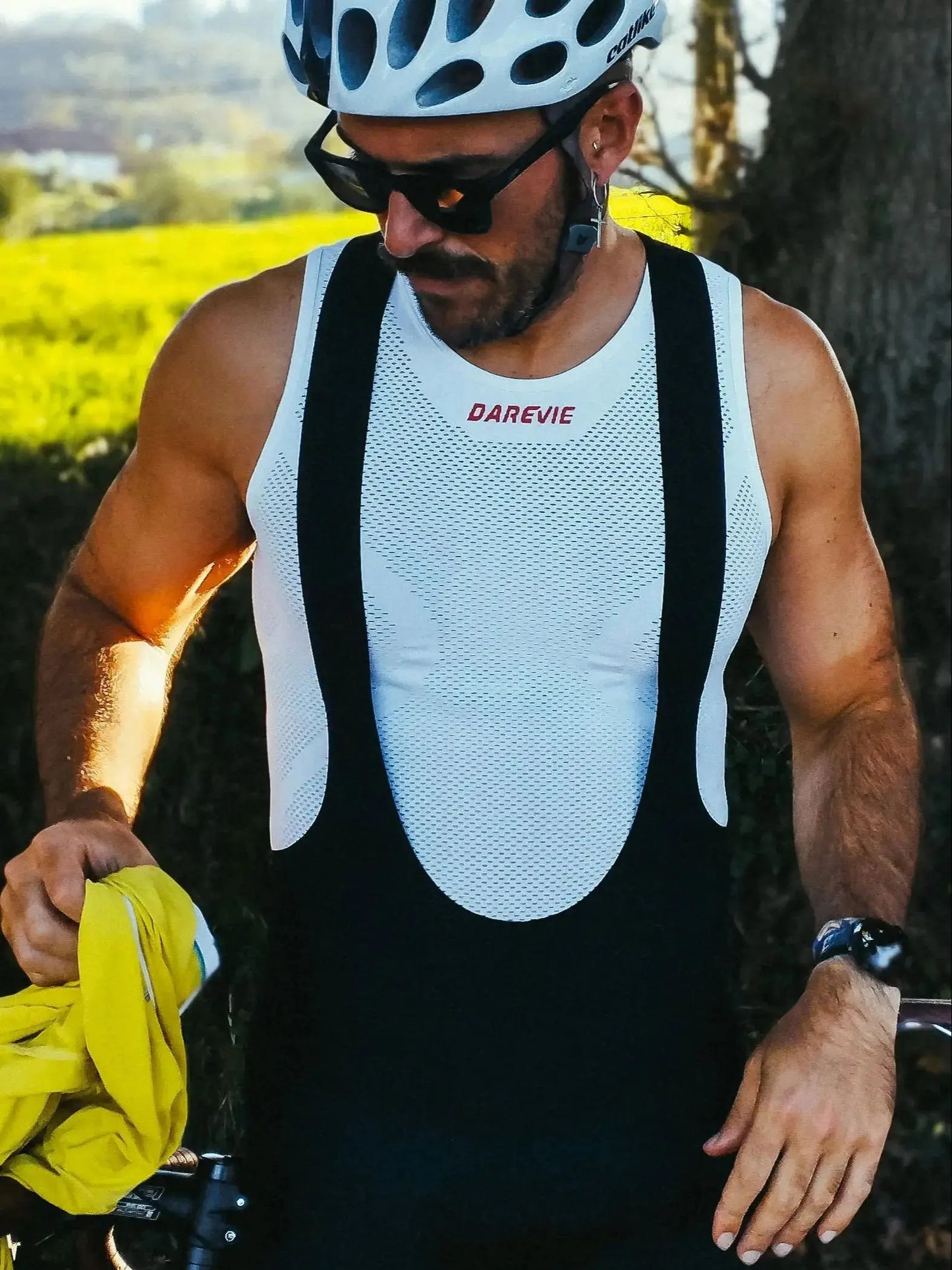 Canotta Base Layer Ciclista Traspirante Compressione Leggera Senza Soluzione Di Continuità Unisex Allenamento Ciclismo