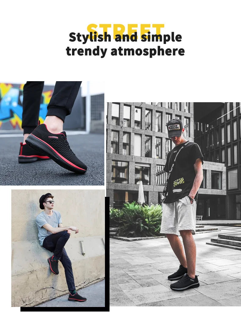 Scarpe Da Corsa Da Uomo Leggere Traspiranti Sneakers Sportive Per Jogging E Passeggio In Mesh Con Lacci Comode