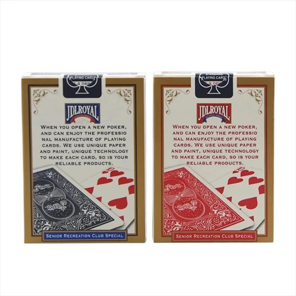Mazzi Da Poker Sigillati Jdlroyal Rosso Blu Carte Da Gioco Regolari Trucchi Magici GYH
