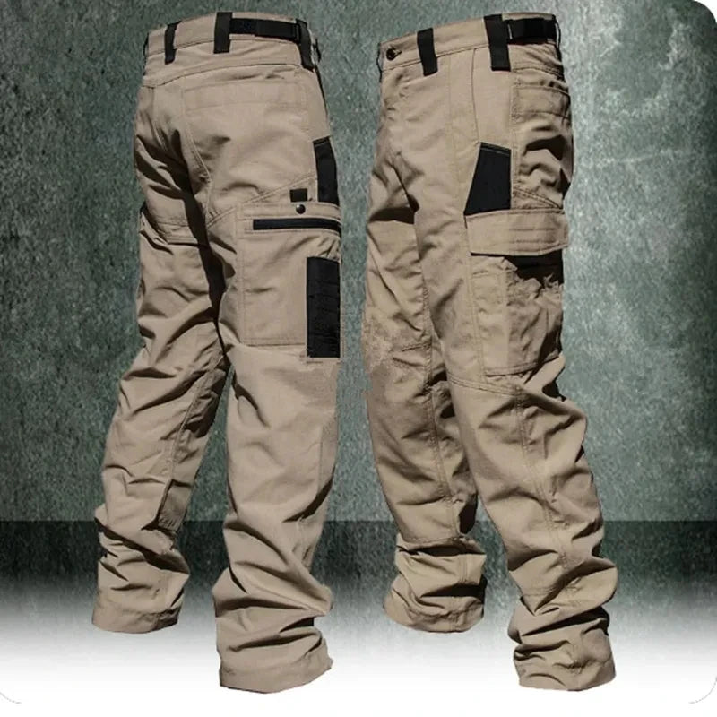 Pantaloni Tattici Da Uomo Impermeabili Cargo Pantaloni Da Combattimento Resistente All Usura Esterni Cotone Poliestere