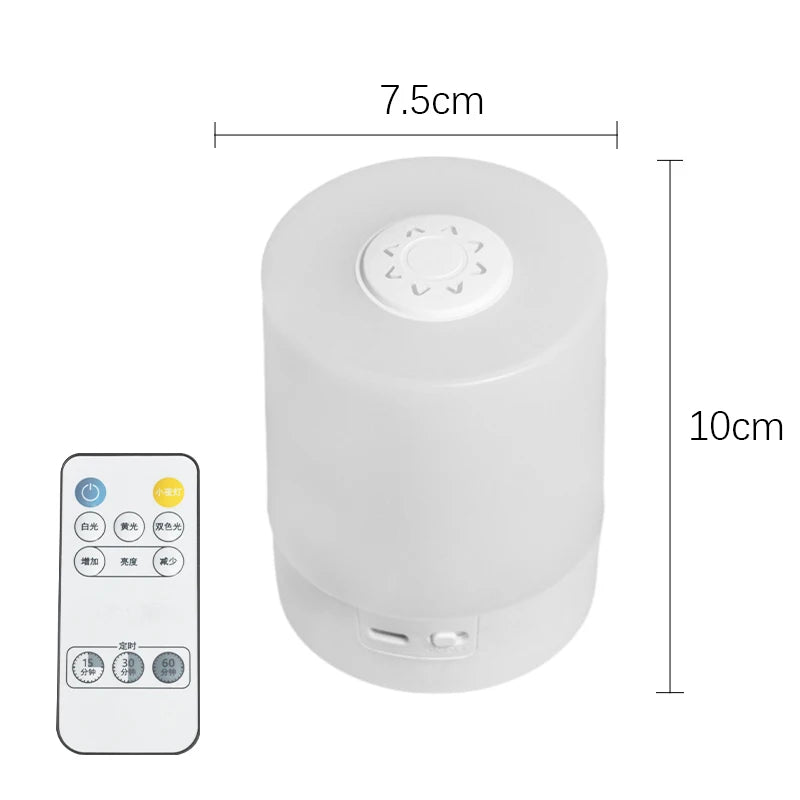 Luci notturne a LED da comodino Ricarica dimmerabile Lampade da notte da tavolo Camera da letto Illuminazione da comodino Decorazione Lampade da tavolo a LED da lettura touch