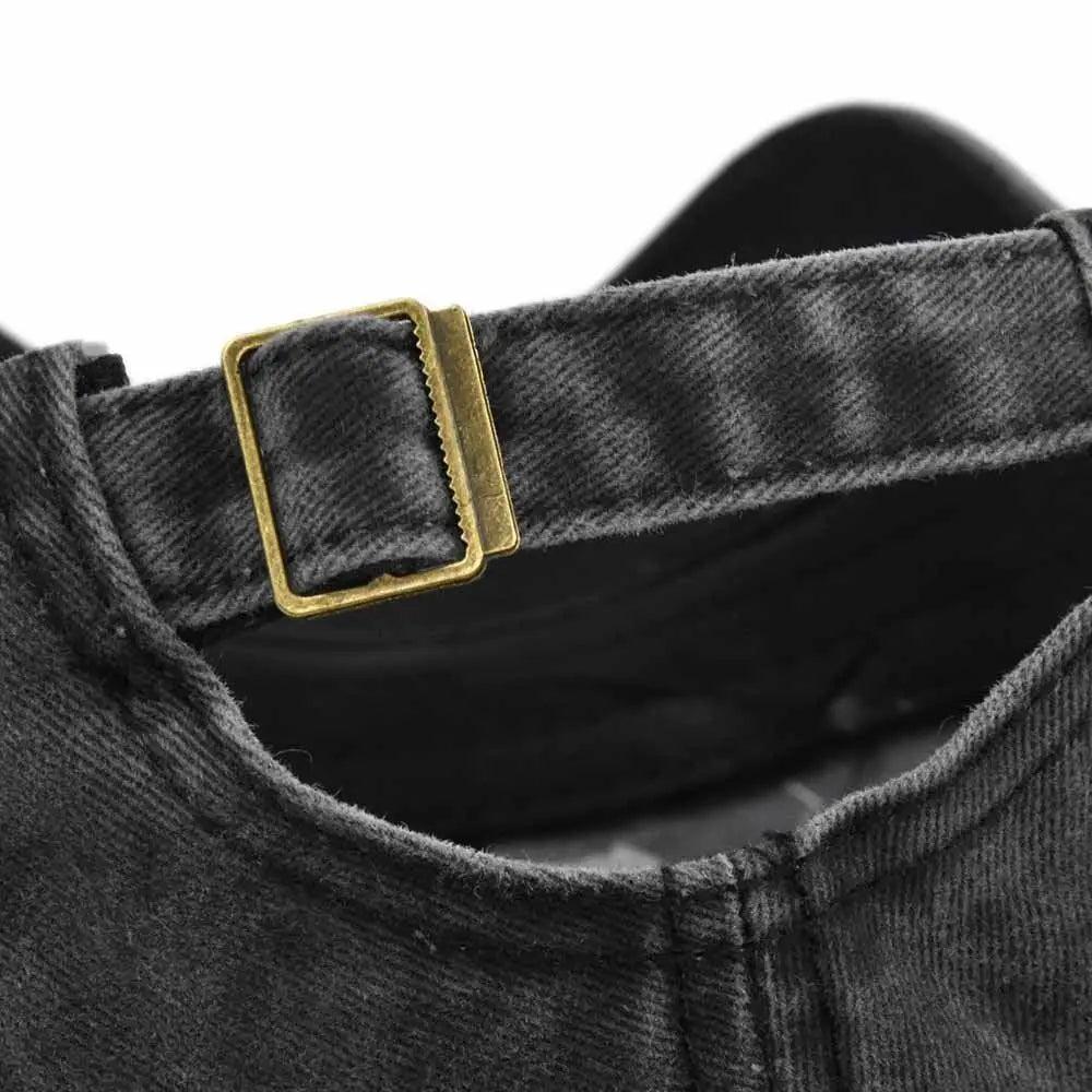 Cappelli Da Baseball Regolabili Con Ricamo Di Lettere Hip Hop In Denim Estivi Da Sport All Aperto Unisex