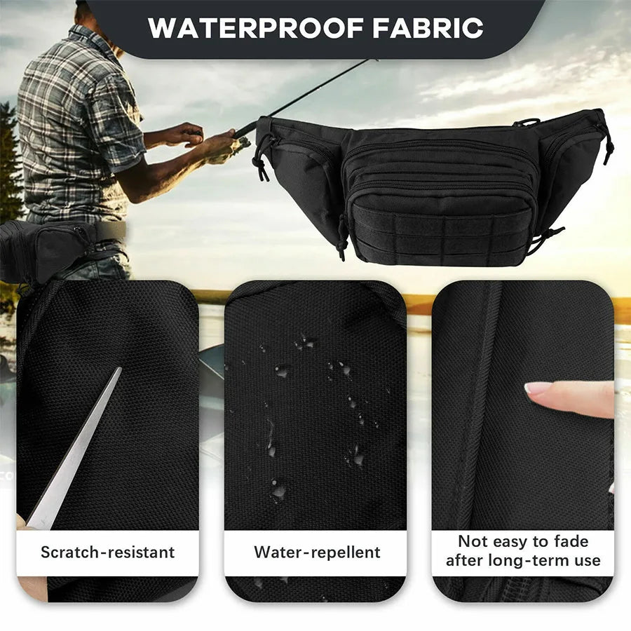 Yakeda Borsa Vita Invisibile Multifunzionale Per Esterni Kit Attrezzi Da Viaggio Sportiva Uomo In Nylon