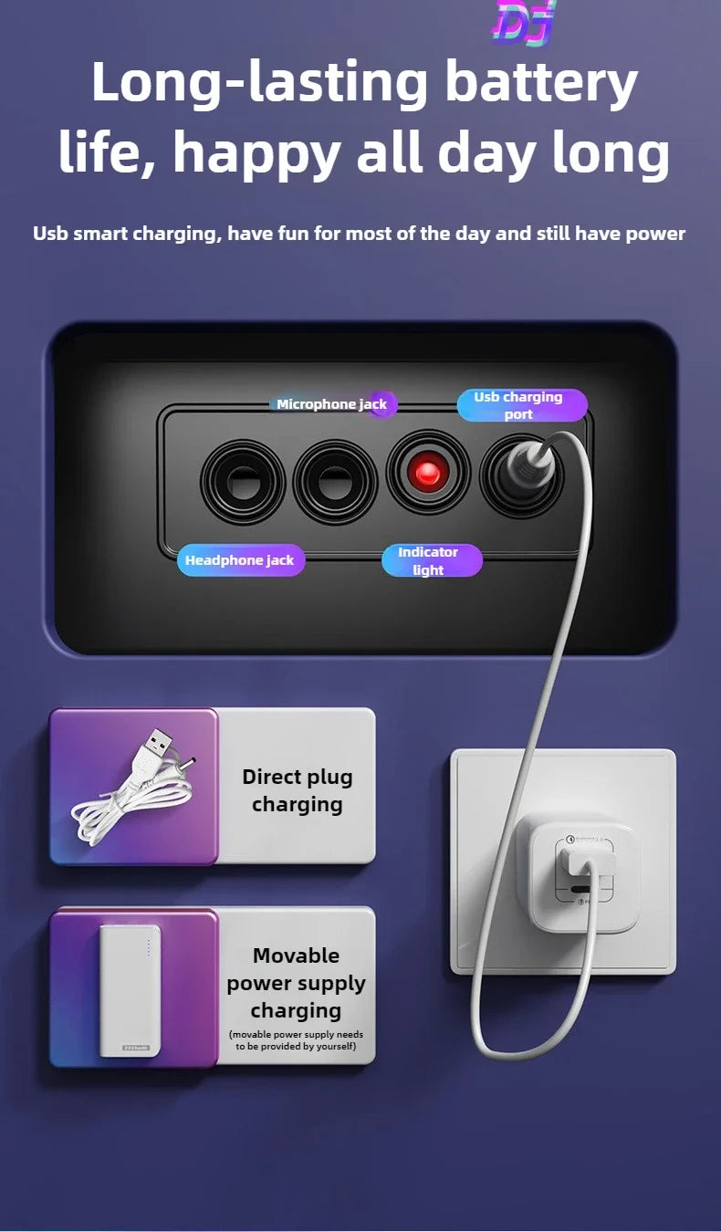 Controller DJ per bambini Mixer giocattolo musicale con microfono Luce a LED Gioco musicale elettronico Giradischi DJ per regali di compleanno per bambini