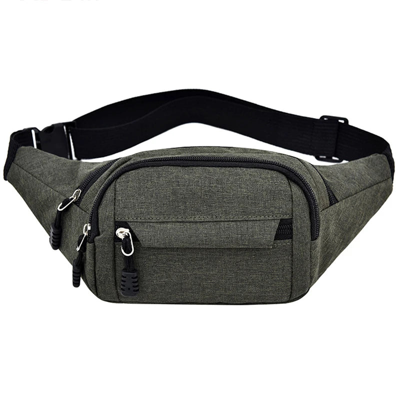 Marsupio Unisex Impermeabile Da Esterno In Tela Borsa A Tracolla Sportiva Per Escursioni Leggero